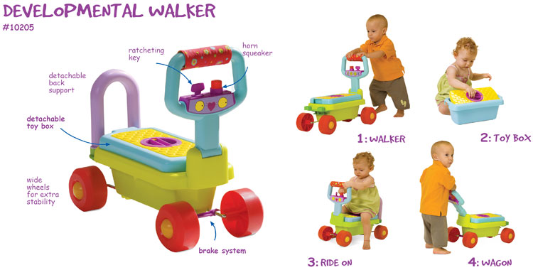 taf toys 4 in 1 developmental walker