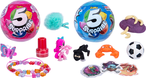 5 surprise toys