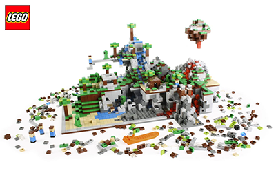 minecraft lego toy world