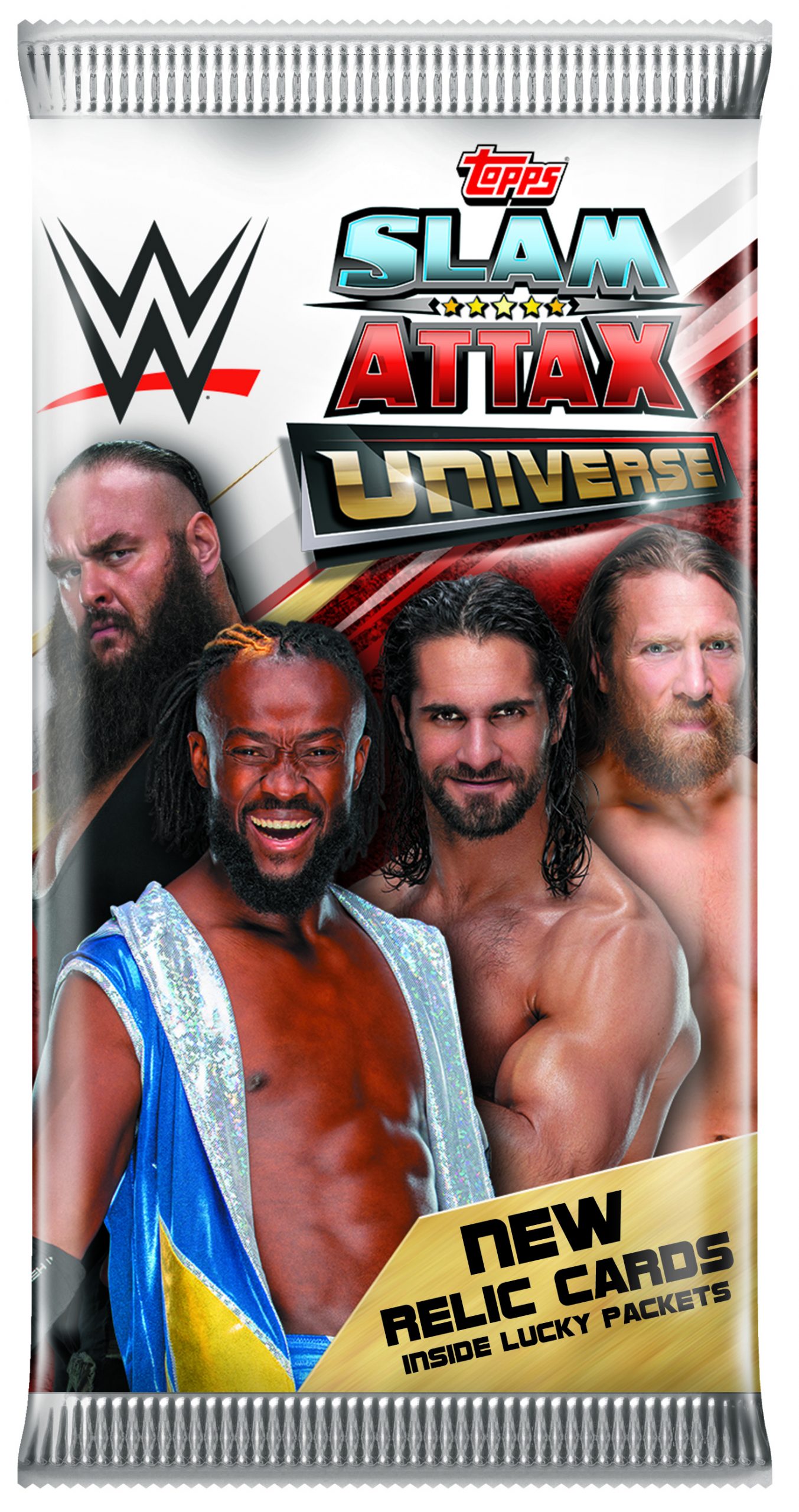 WWE Topps All New Slam Attax Universe Trading Cards Set of 5 Brand New