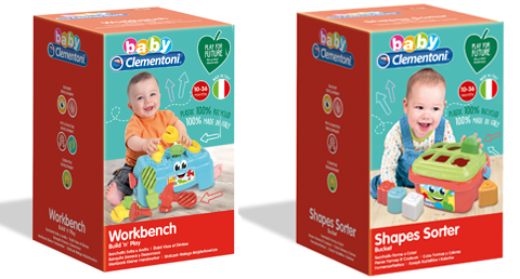Baby Clementoni range made from 100% recycled materials launches