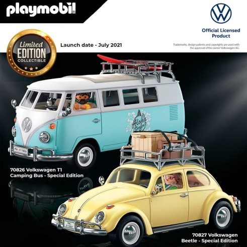 PLAYMOBIL - Volkswagen T1 Combi - Edition spéciale - Classic Cars