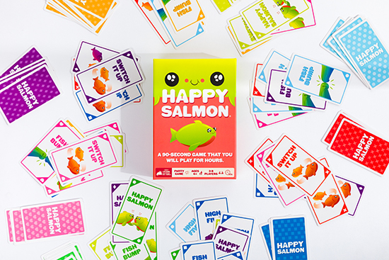 Happy Salmon by Exploding Kittens