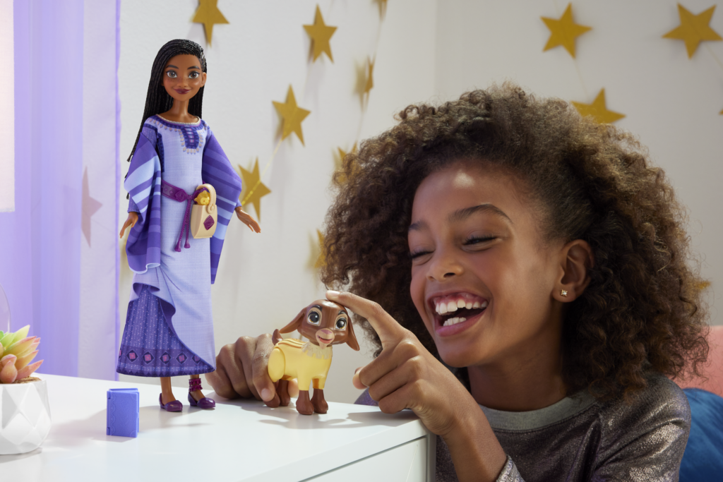 Disney Wish movie 2023 dolls from Mattel - Asha and other