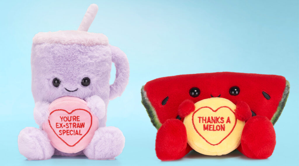 Swizzels Felicity Flowerpot Blooming Amazing Peluche A Forma Di Cuore