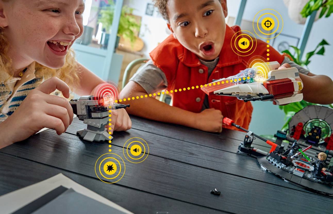 kids playing with lego smart play