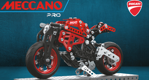 Meccano præsenterer Ducati Monster til voksne byggeentusiaster