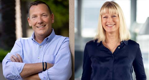 Robert Oberschelp and Johanne Broadfield of Warner Bros. Discovery Global Consumer Products, the speakers for the Harry Potter keynote at Brand Licensing Europe 2026