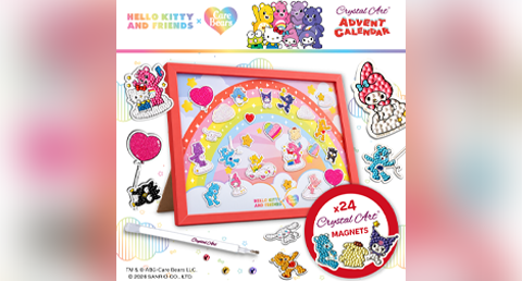 Craft Buddy unveils Hello Kitty and Friends x Care Bears Crystal Art Advent Calendar